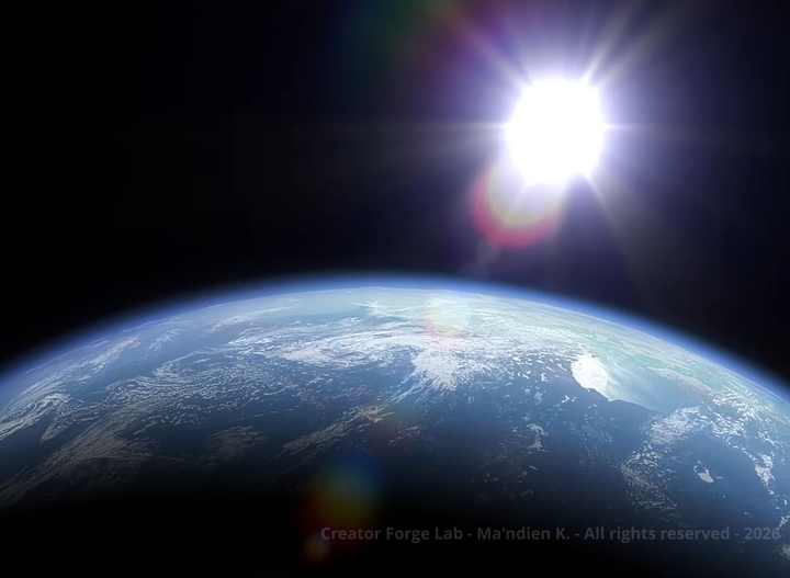 Earth from space Pack A01 - 5 videos 4K